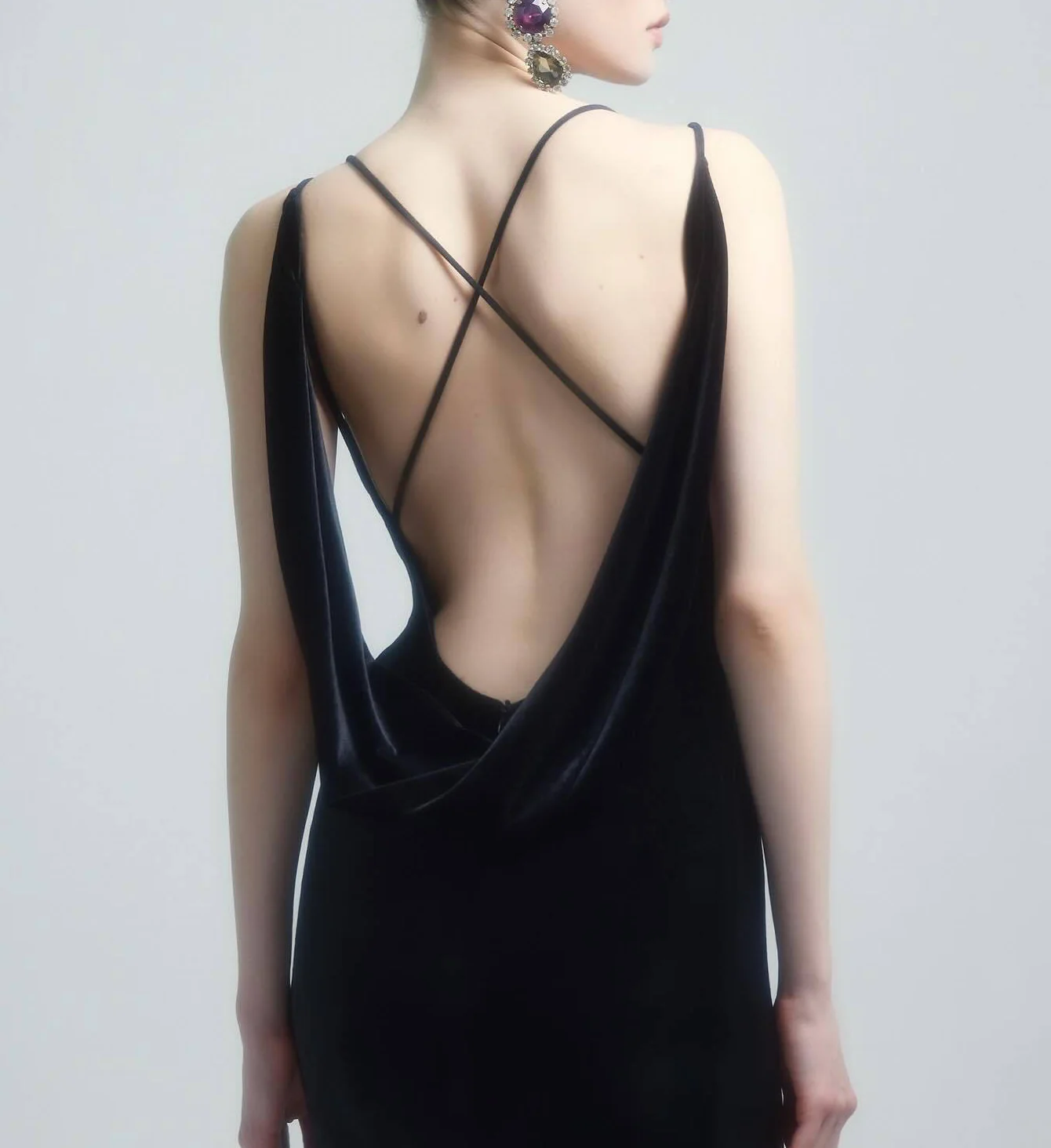 Black 3D Floral Bodycon Maxi Dress - Elegant Formal Wear