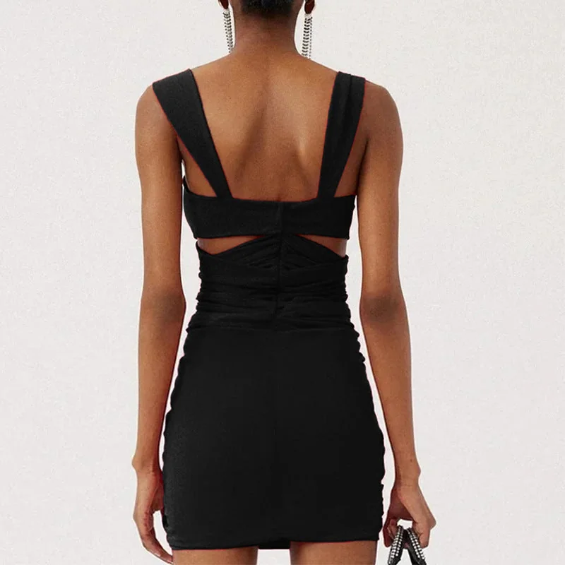 Black Floral 3D One-Piece Swimsuit with Skirt