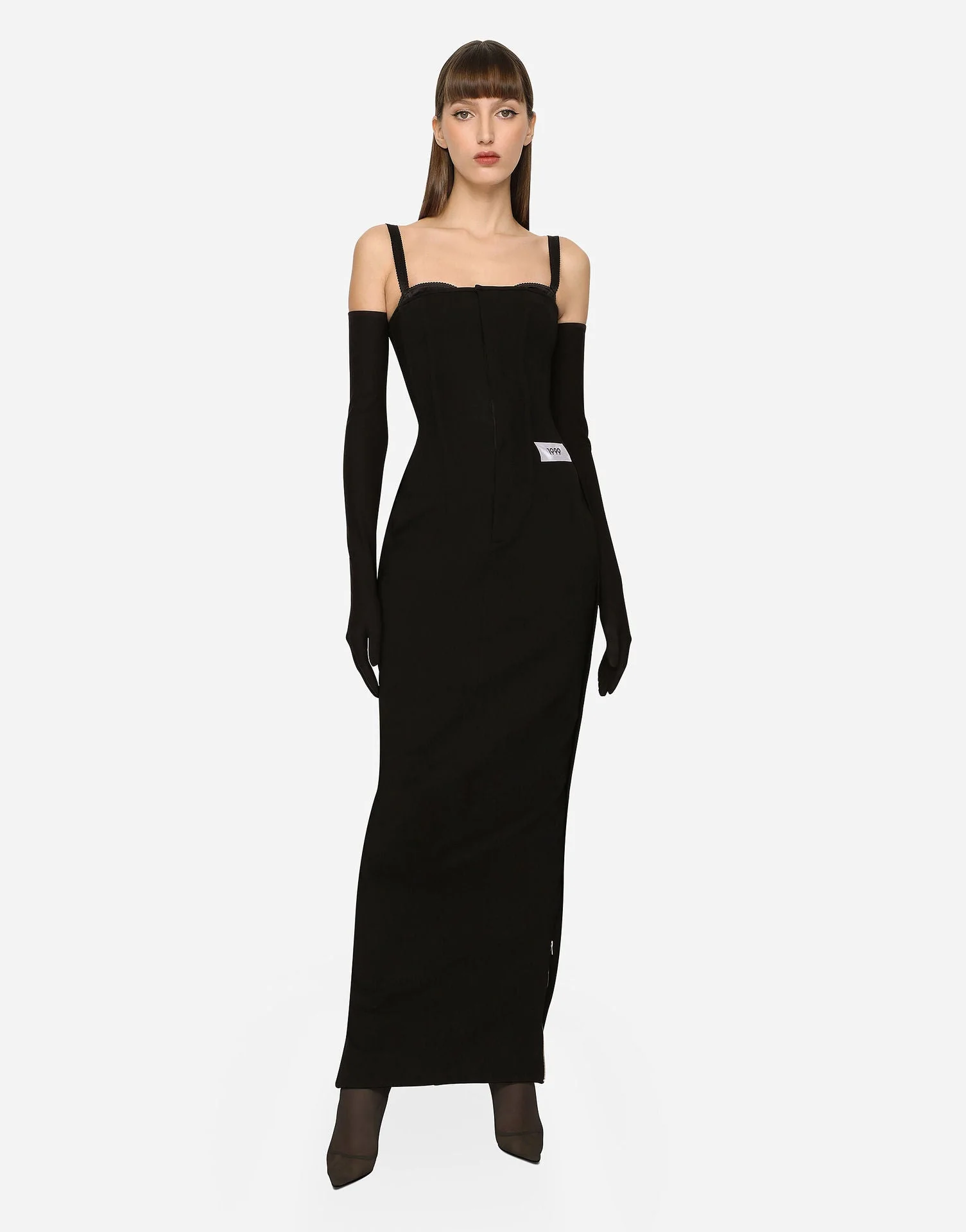 Black Strappy Maxi Dress for Elegant Evenings