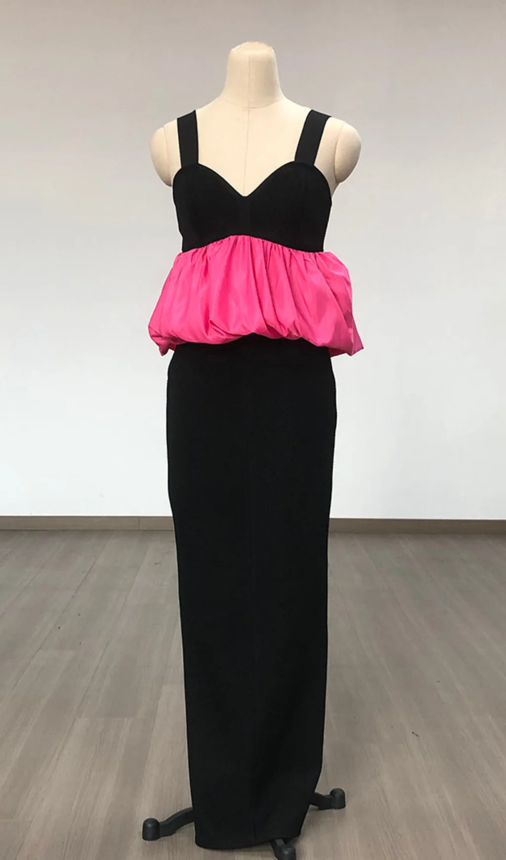 Black Halter Bandage Maxi Dress for Women