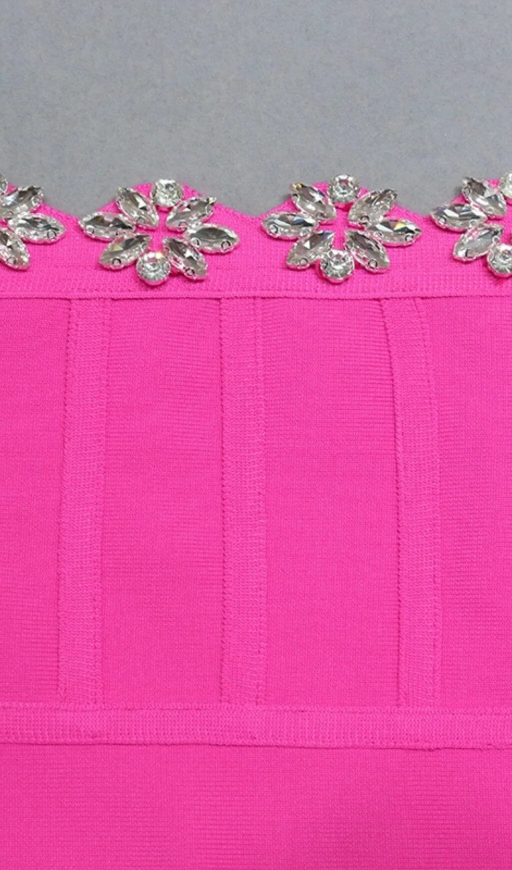 Pink Square Collar Mini Dress with Blouson Sleeves