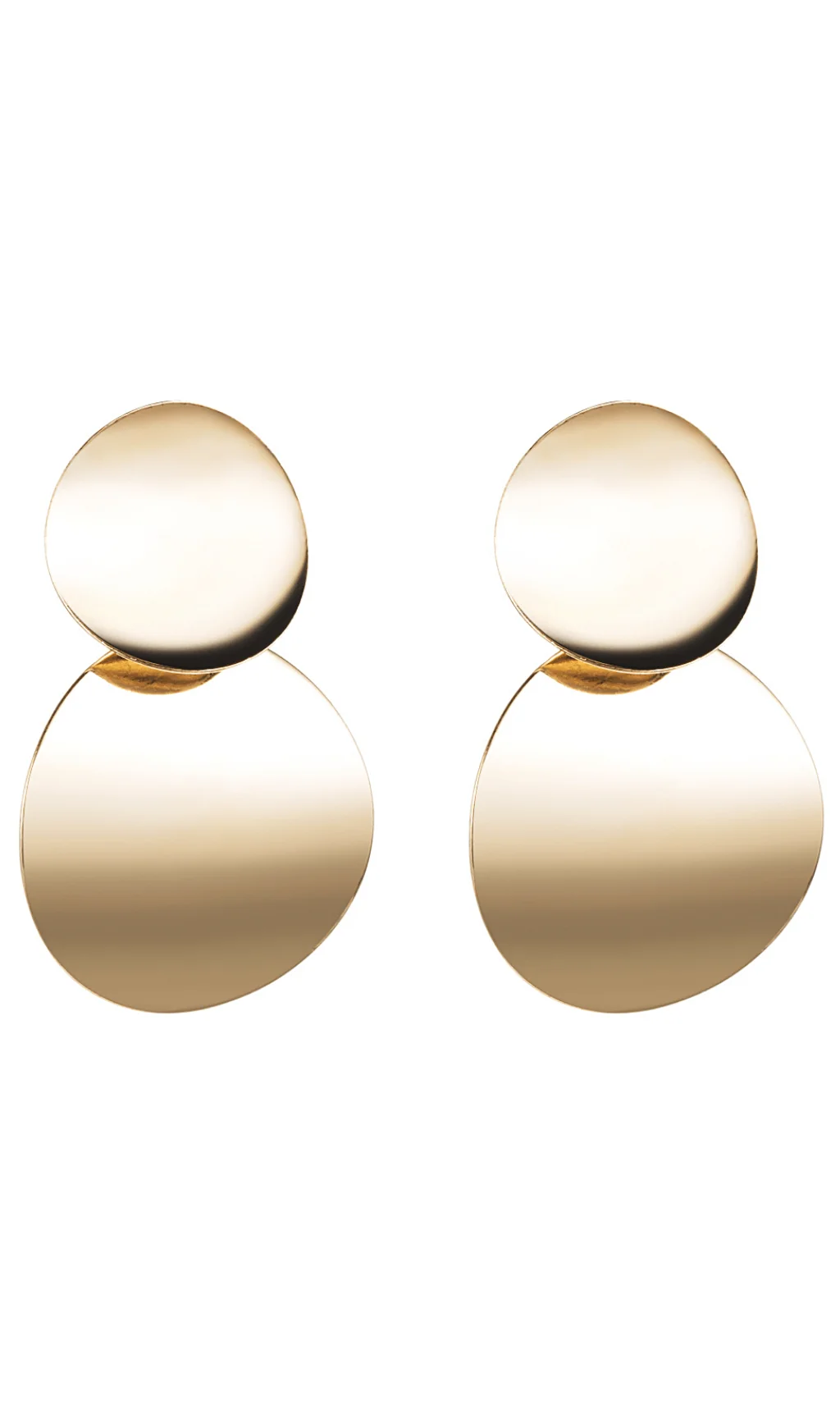 Minimalist Geometric Metal Earrings - Silver & Gold Options