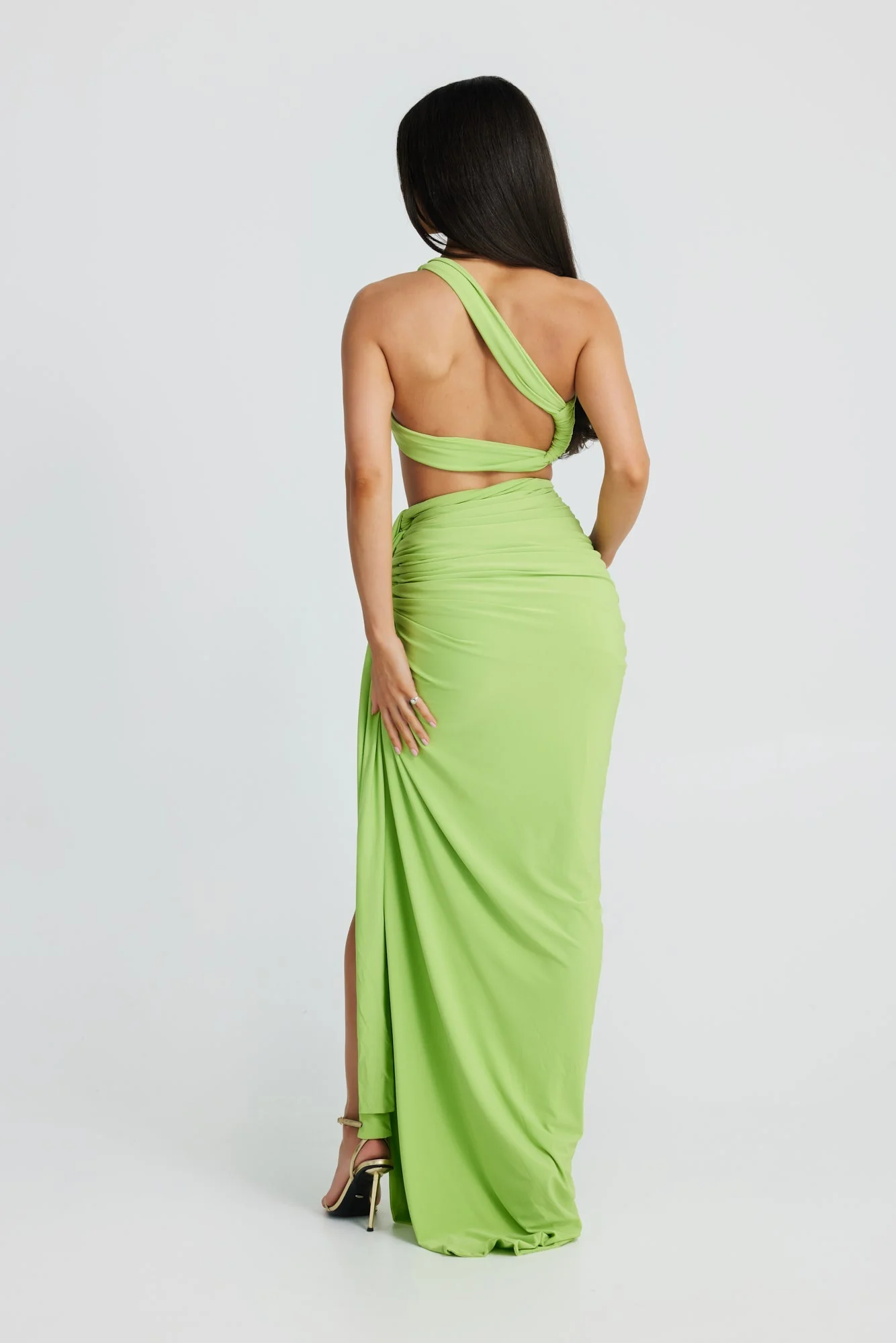 Green Halter Two-Piece Set for Women - Stylish Labelle Design
