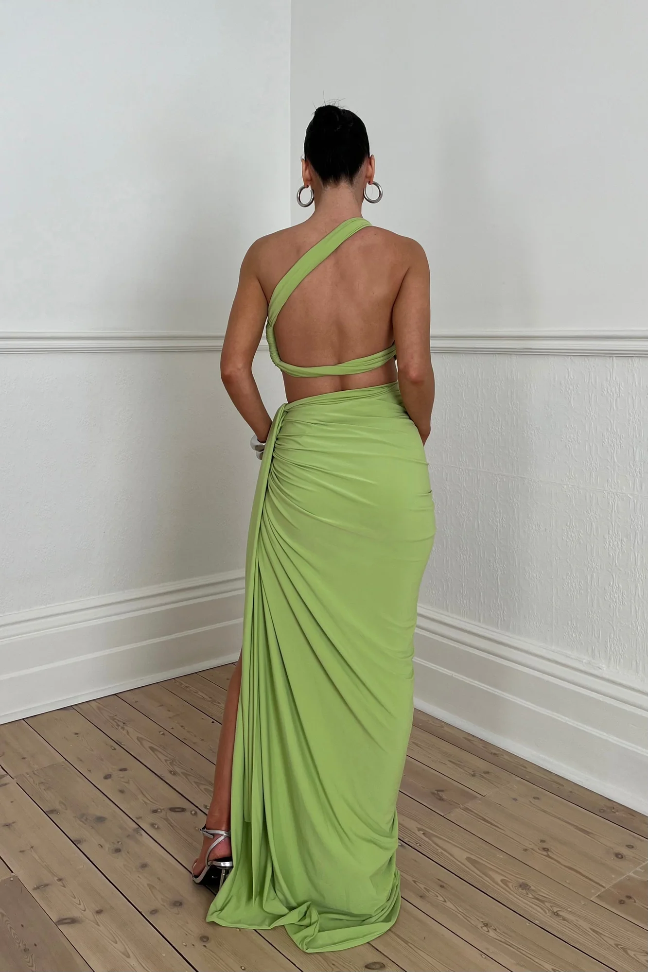 Green Halter Two-Piece Set for Women - Stylish Labelle Design
