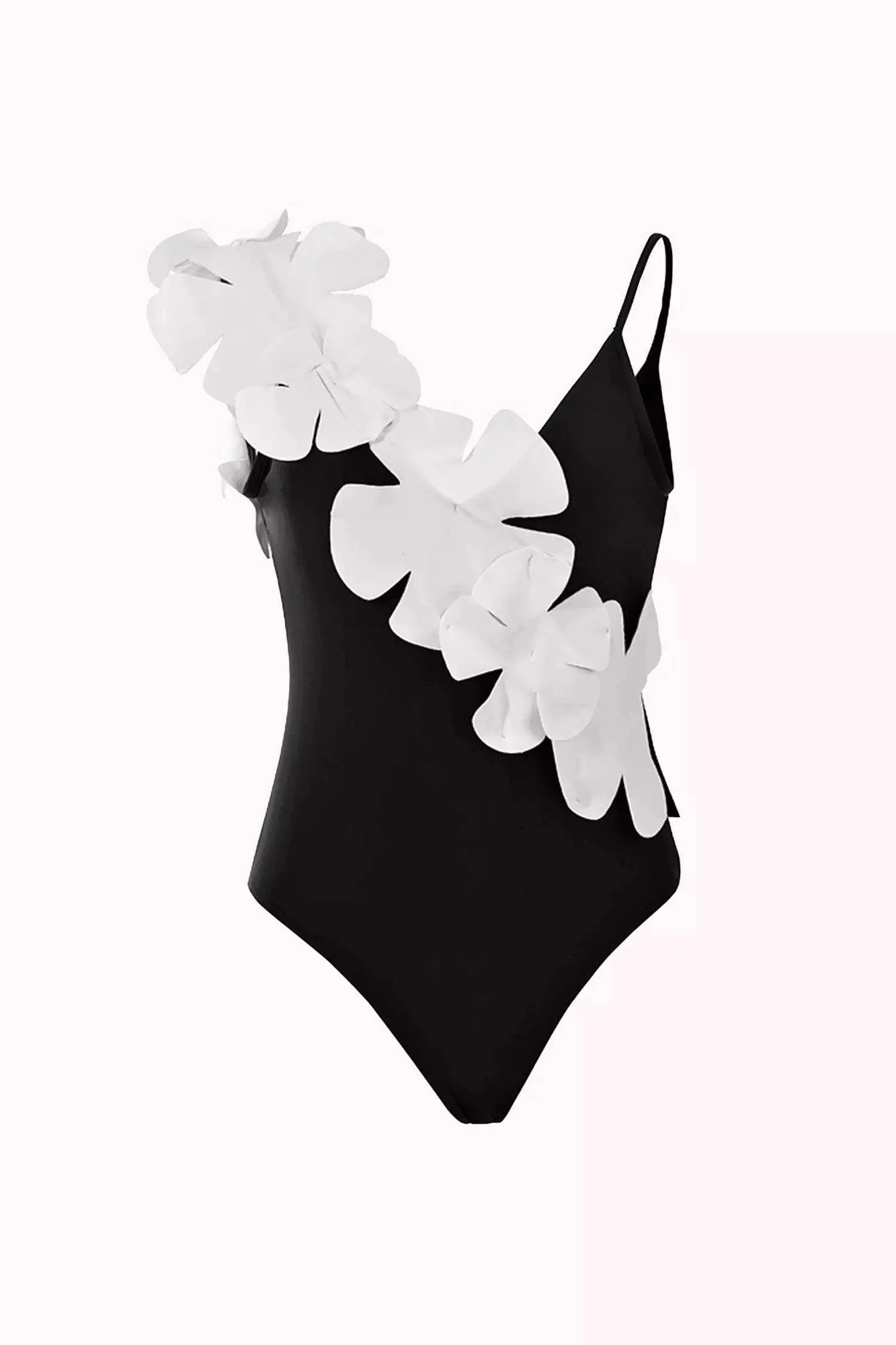 Black Backless One-Piece Swimsuit | Quick Dry Beachwear