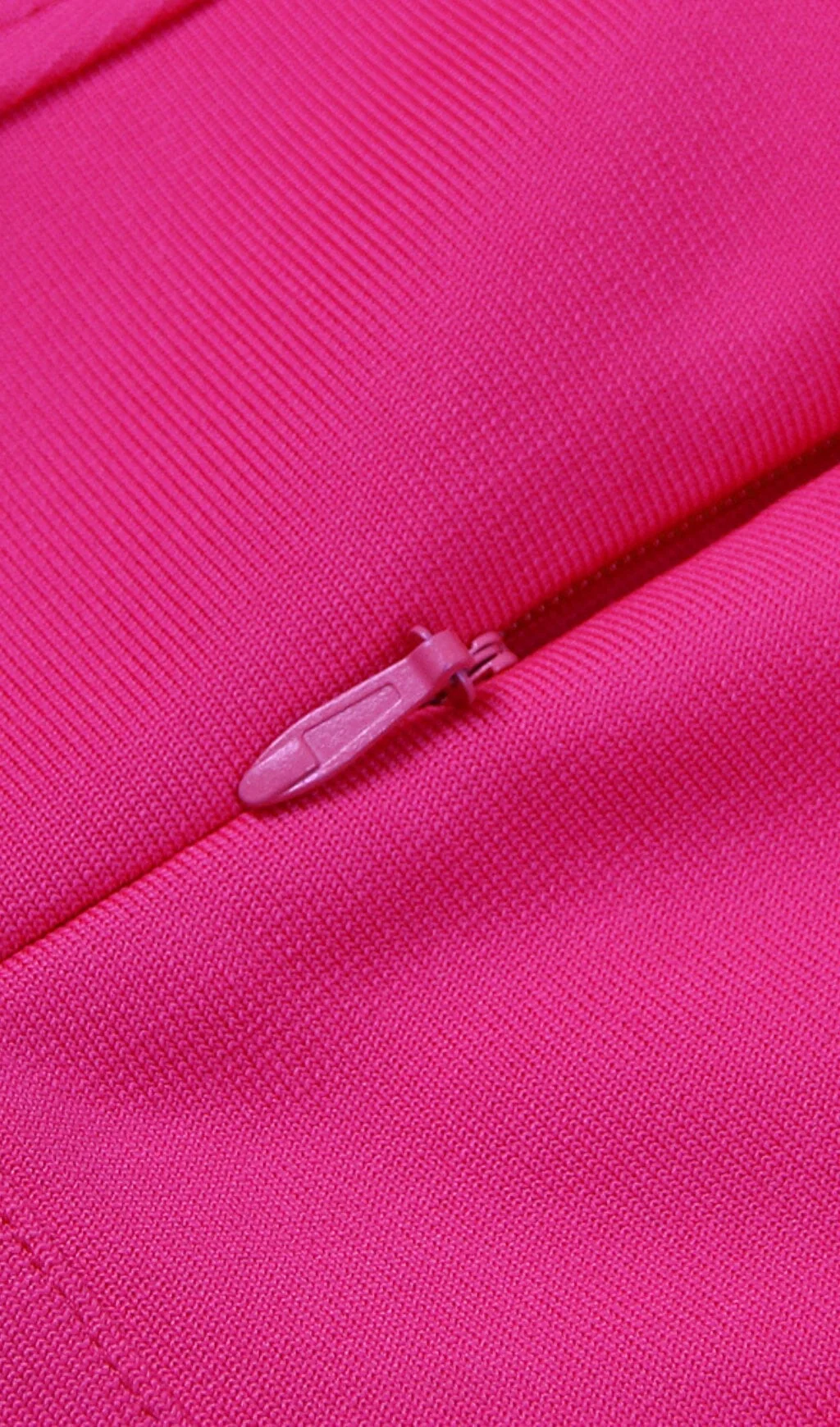 Crimson Bodycon Feather Trim Midi Dress