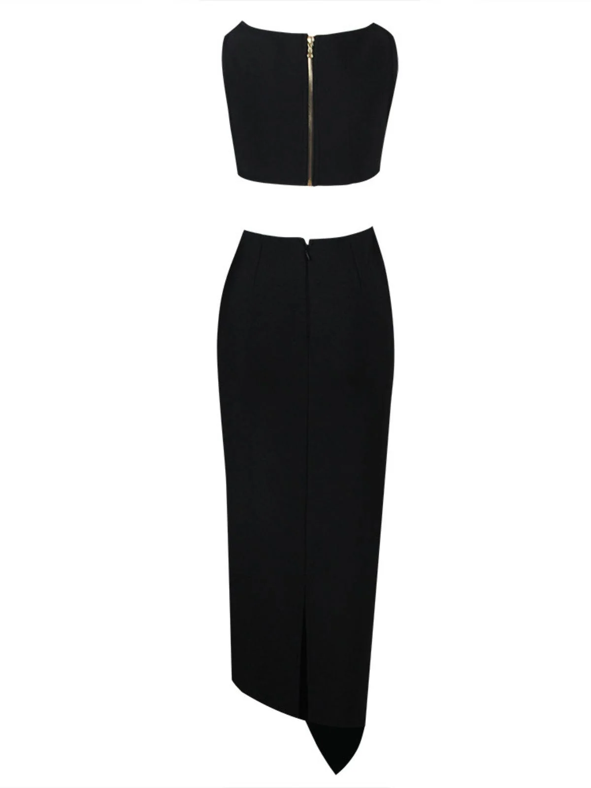 Black Bandage Cutout Set for Elegant Parties