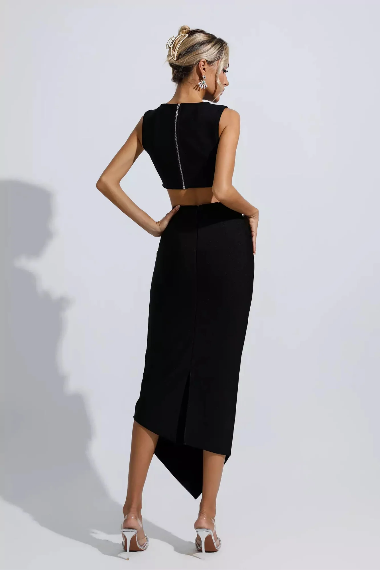 Black Bandage Cutout Set for Elegant Parties