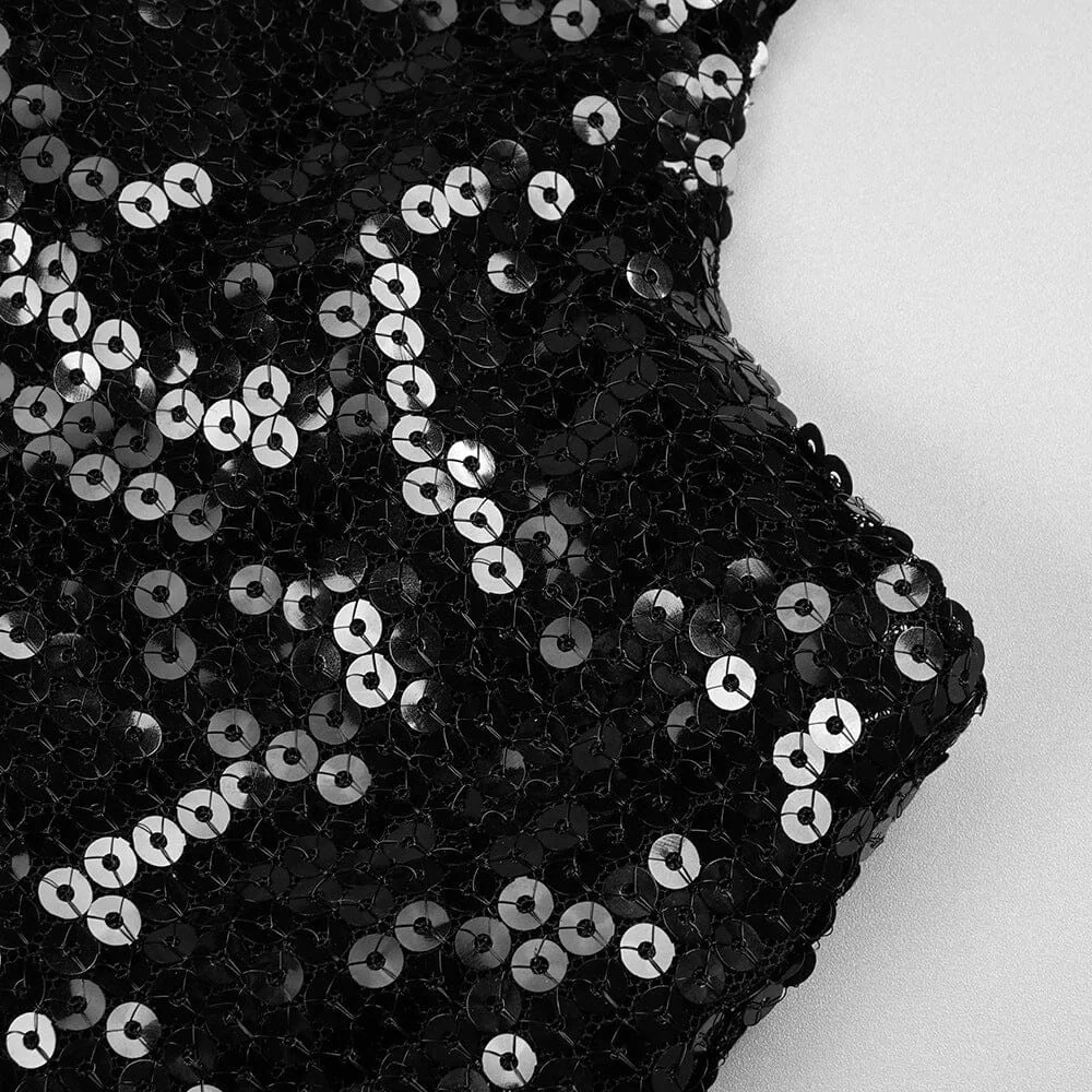 Black Front Cutout Backless Maxi Dress