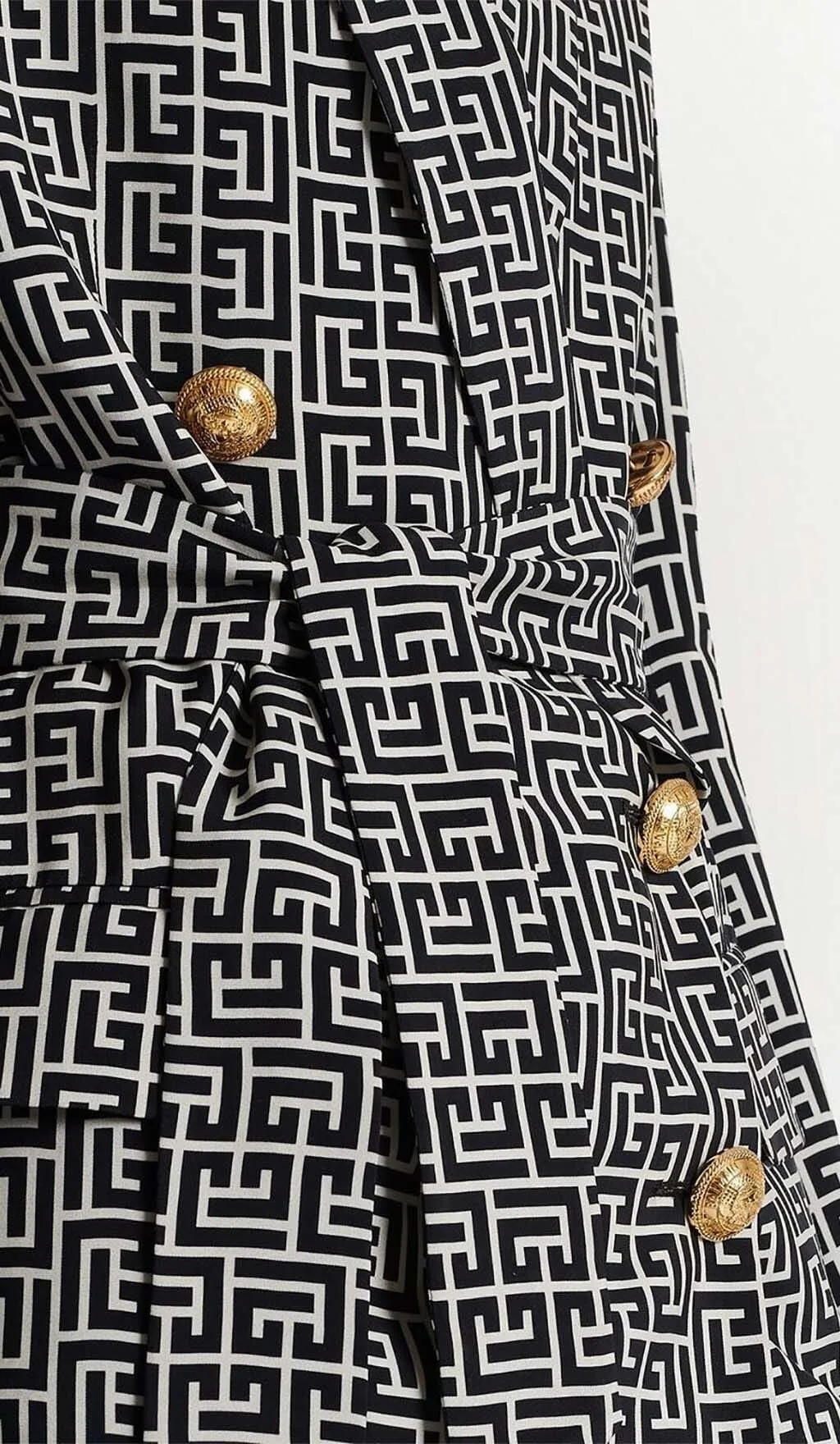 Vibrant Colorblock Double-Breasted Blazer Dress