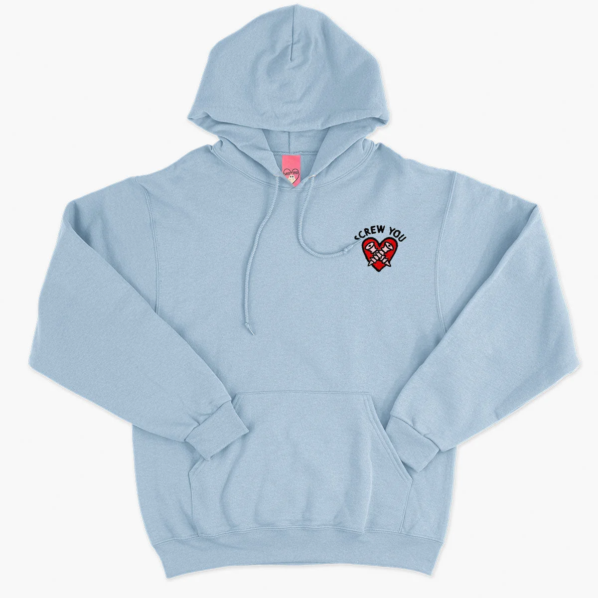 Embroidered Unisex Fleece Hoodie - Eco-Friendly & WRAP Certified