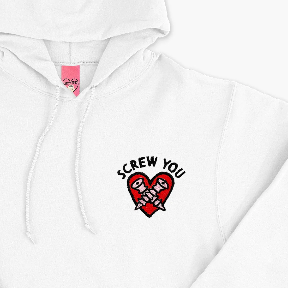 Embroidered Unisex Fleece Hoodie - Eco-Friendly & WRAP Certified