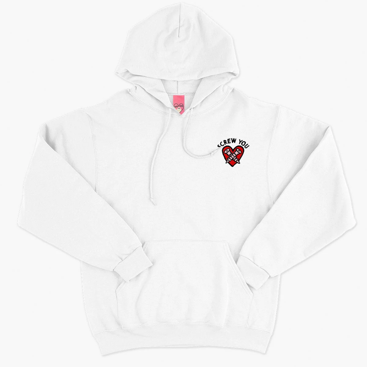 Embroidered Unisex Fleece Hoodie - Eco-Friendly & WRAP Certified