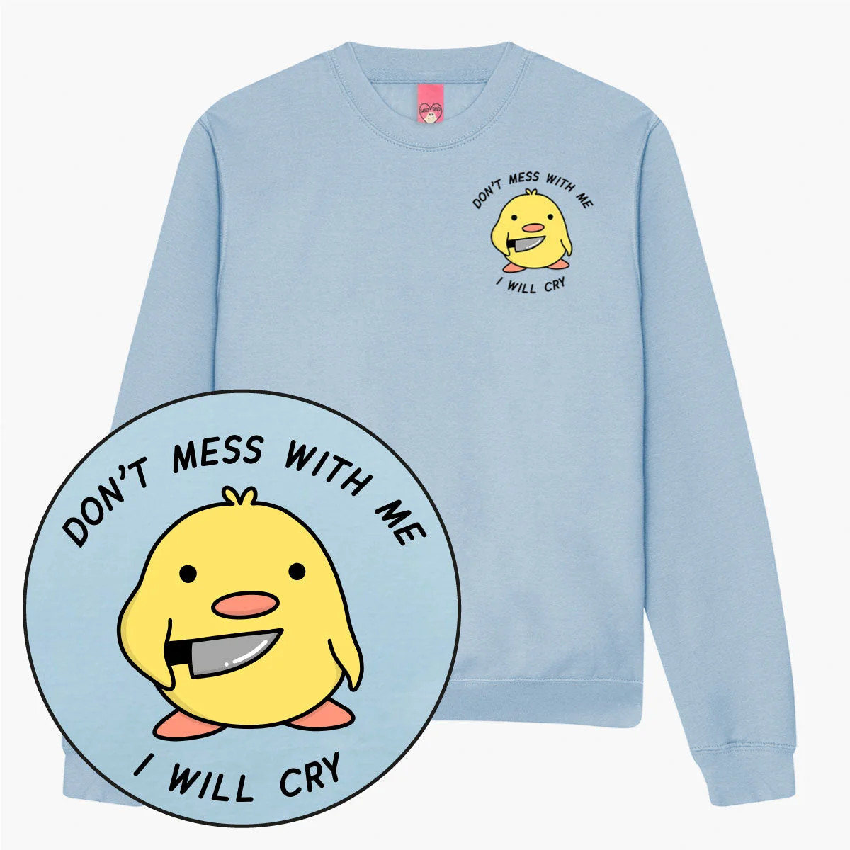 Cozy Chick Printed Sweatshirt for Unisex
