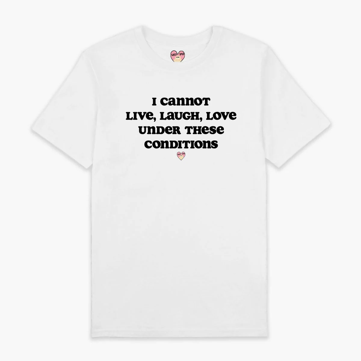Organic Cotton Live Laugh Love Tee - Unisex Fit