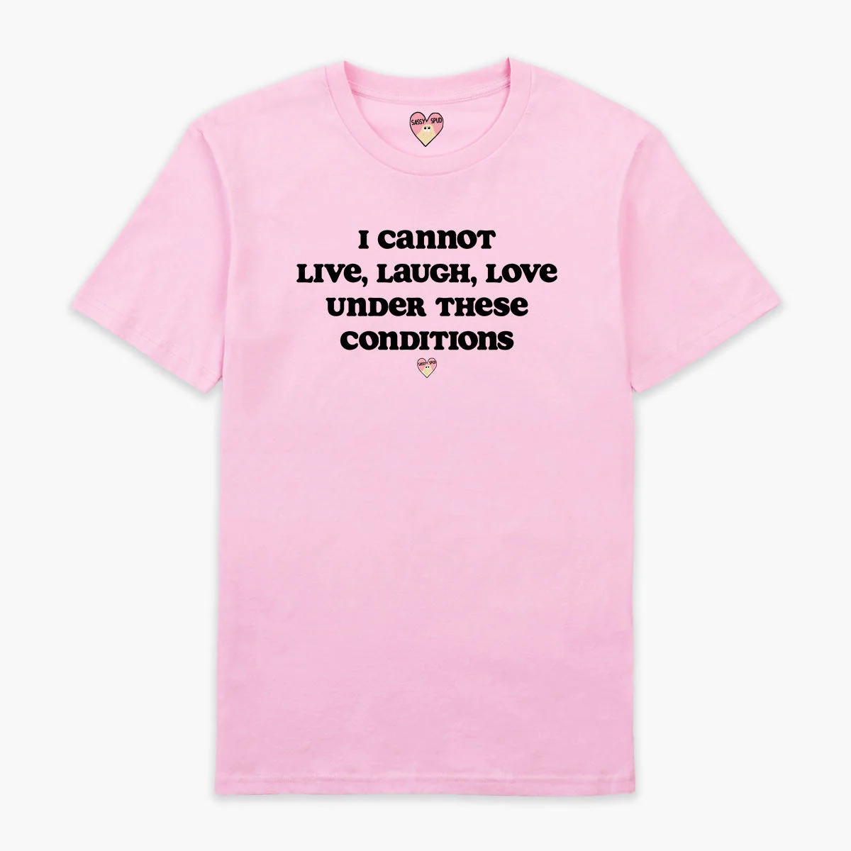 Organic Cotton Live Laugh Love Tee - Unisex Fit