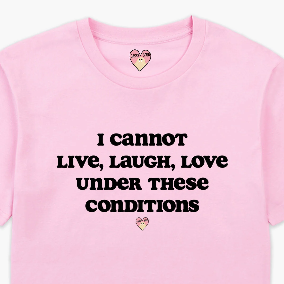 Organic Cotton Live Laugh Love Tee - Unisex Fit