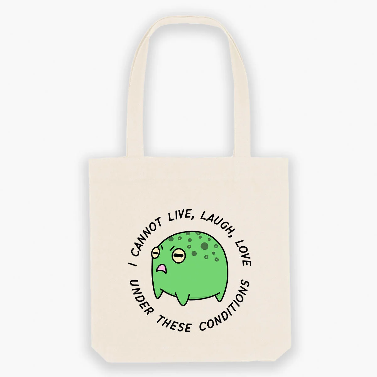 Sassy Frog Printed Tote Bag - Ethically Made