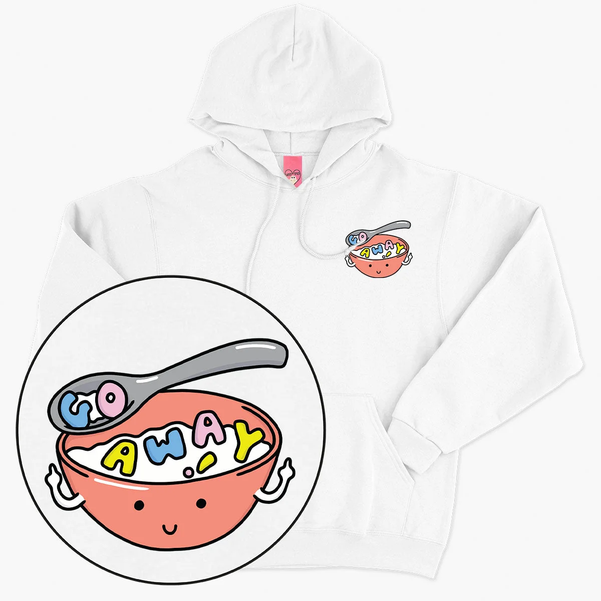 Cozy Printed Unisex Hoodie - Eco-Friendly Cotton Blend