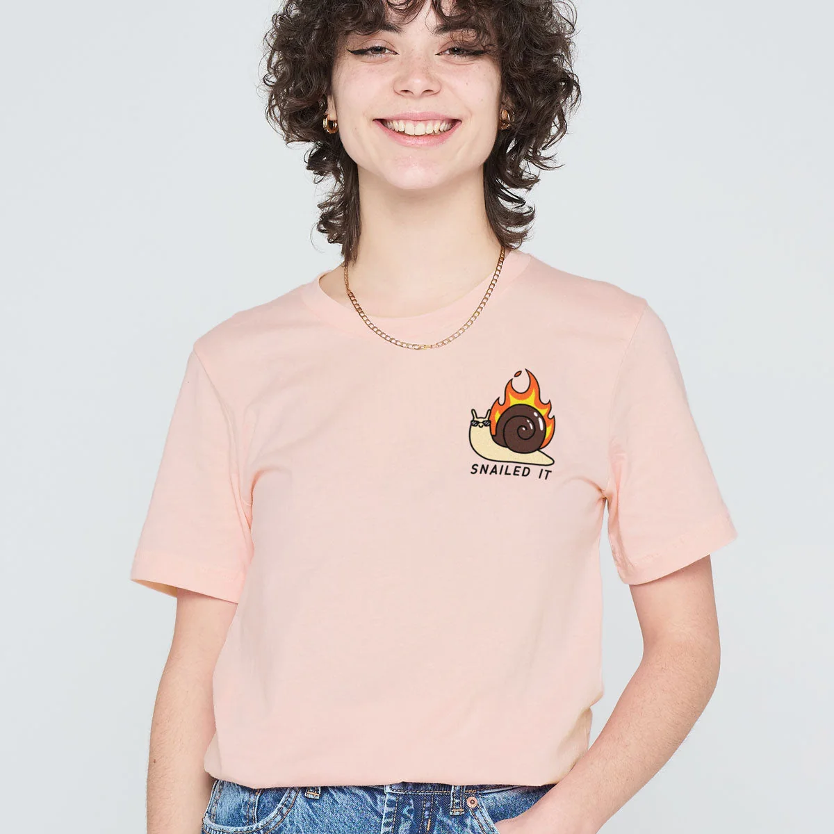 Sassy Spud Organic Cotton T-Shirt | Unique Snailed Design