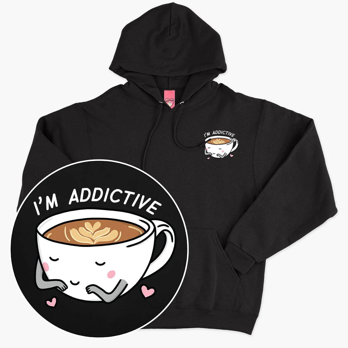 Cozy Coffee Lover Hoodie - Eco-Friendly Unisex Fit