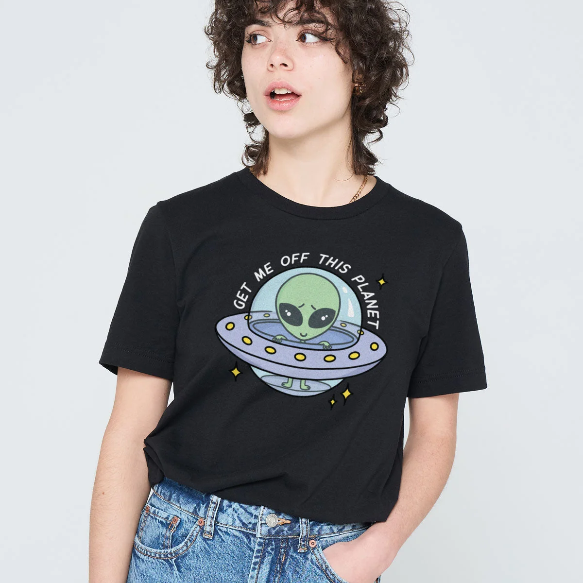 Galactic Escape Organic Cotton Tee (Unisex)