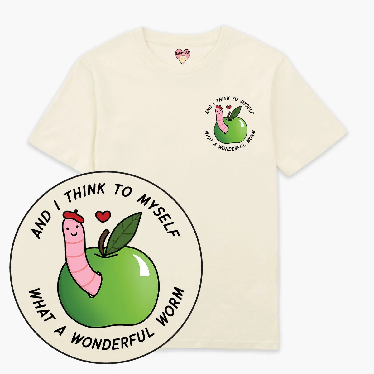 Organic Cotton Sassy Spud Tee - Unisex Fit