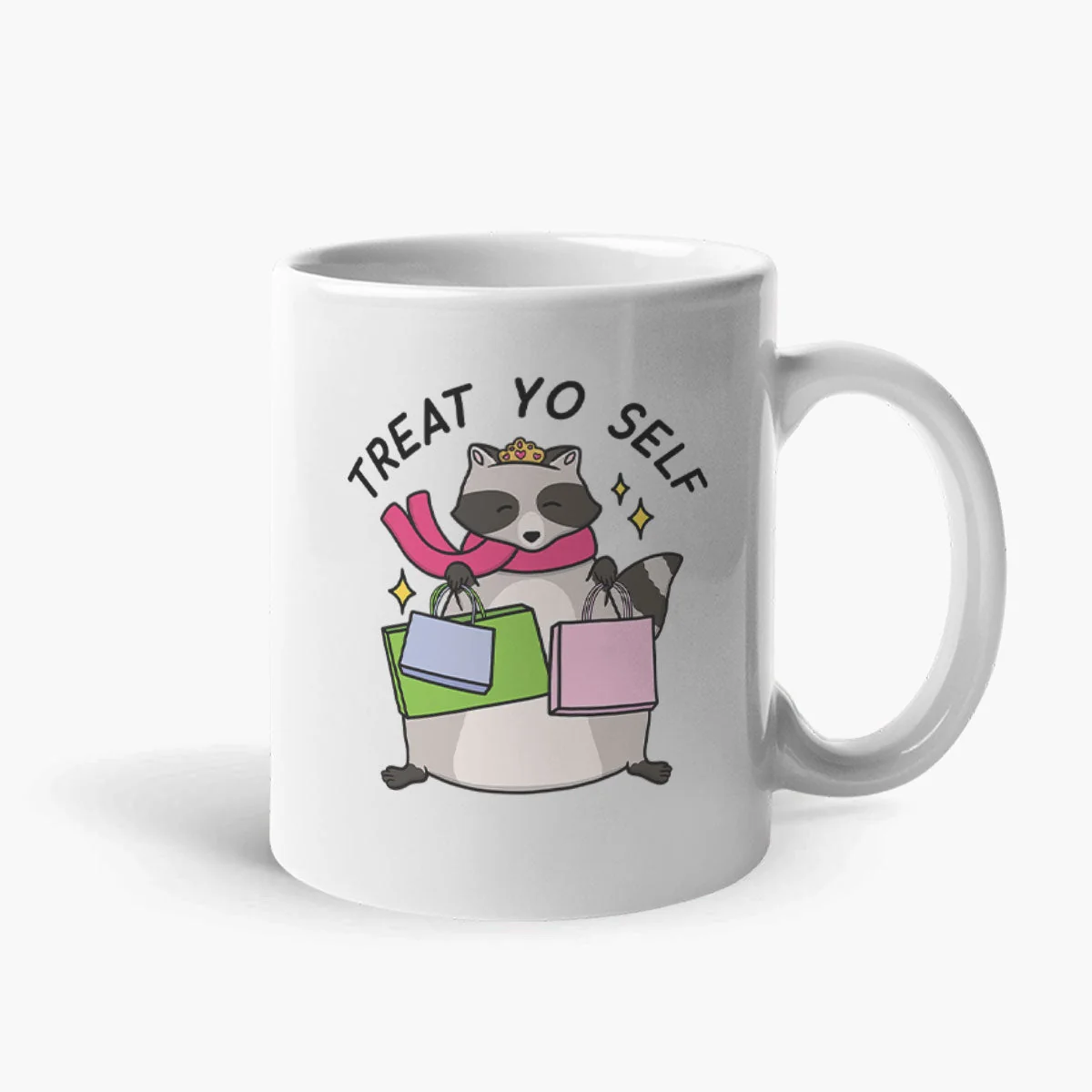 Sassy Spud Treat Yourself Ceramic Coffee Mug