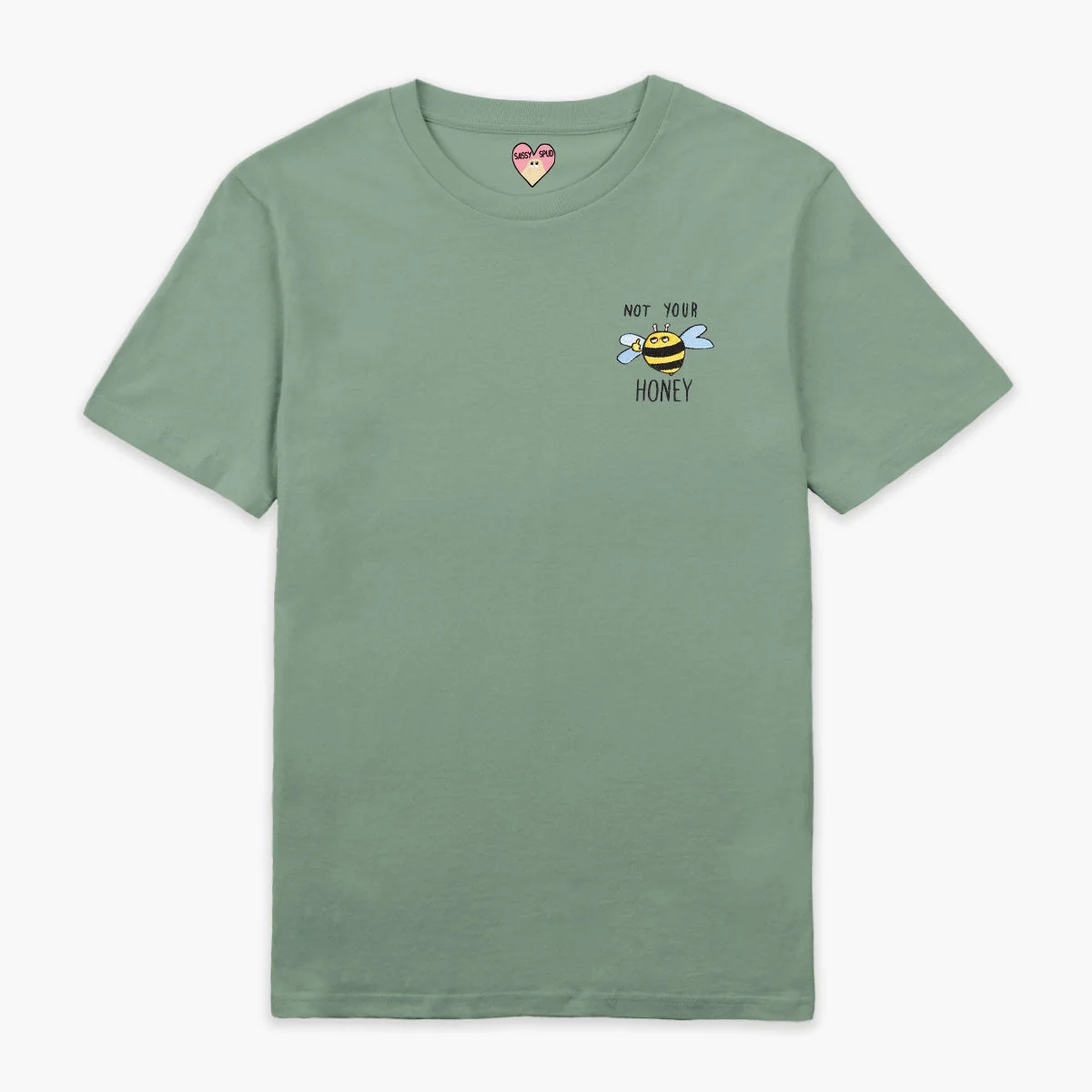 Embroidered Organic Cotton T-Shirt - Unisex Fit and Cute Detailing