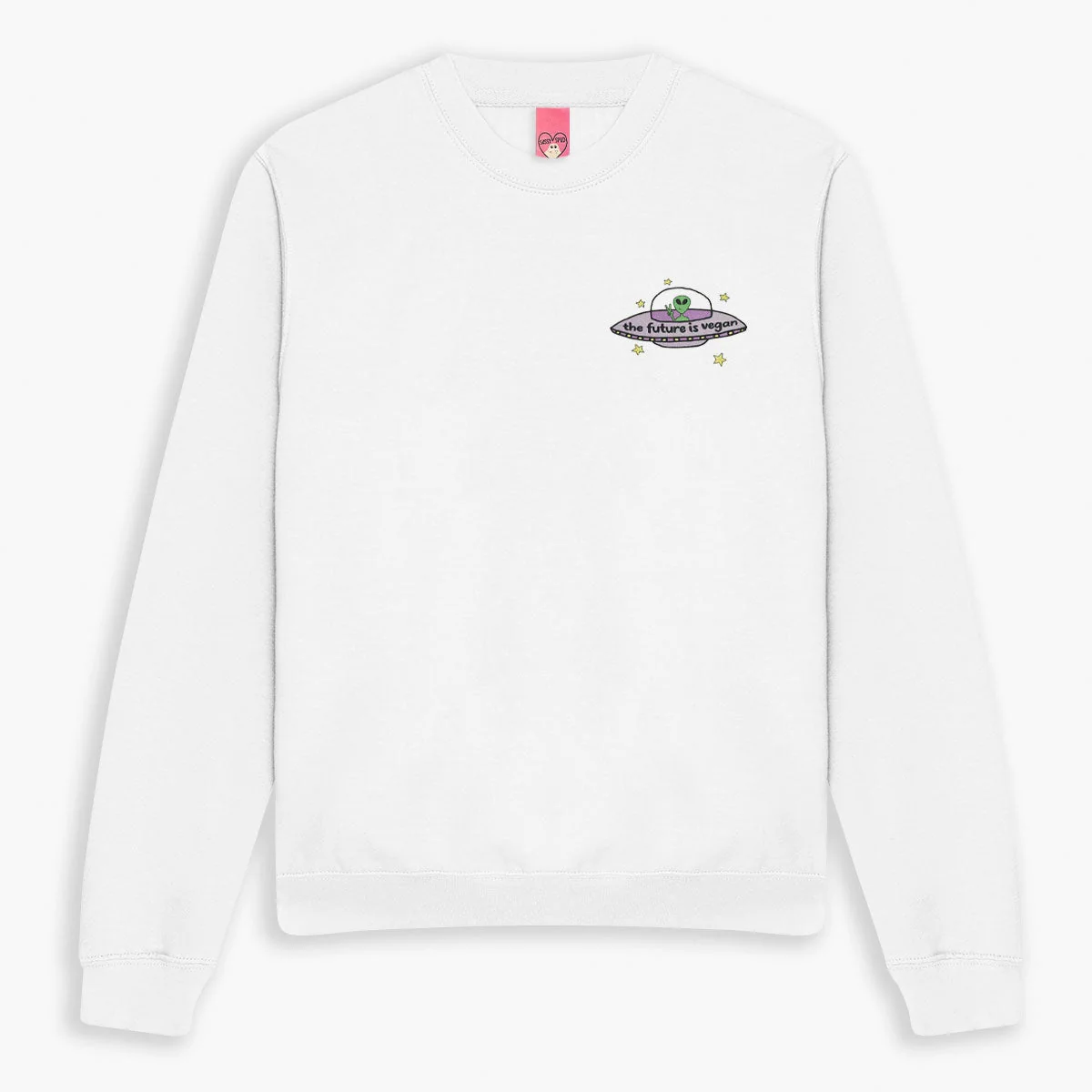 Embroidered Vegan Sweatshirt - Premium Unisex Eco-Friendly JH030