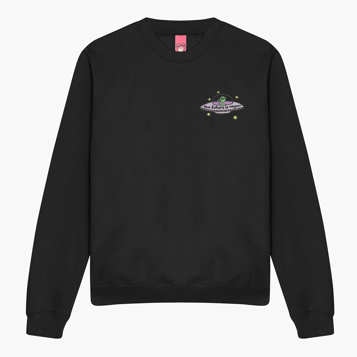 Embroidered Vegan Sweatshirt - Premium Unisex Eco-Friendly JH030