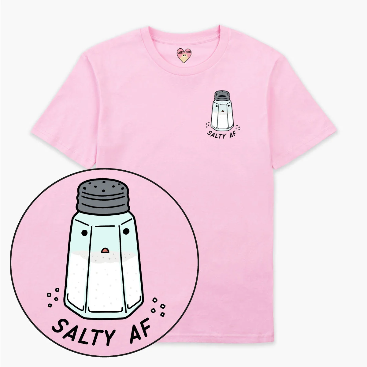 Organic Cotton Unisex Graphic Tee - Salty Design