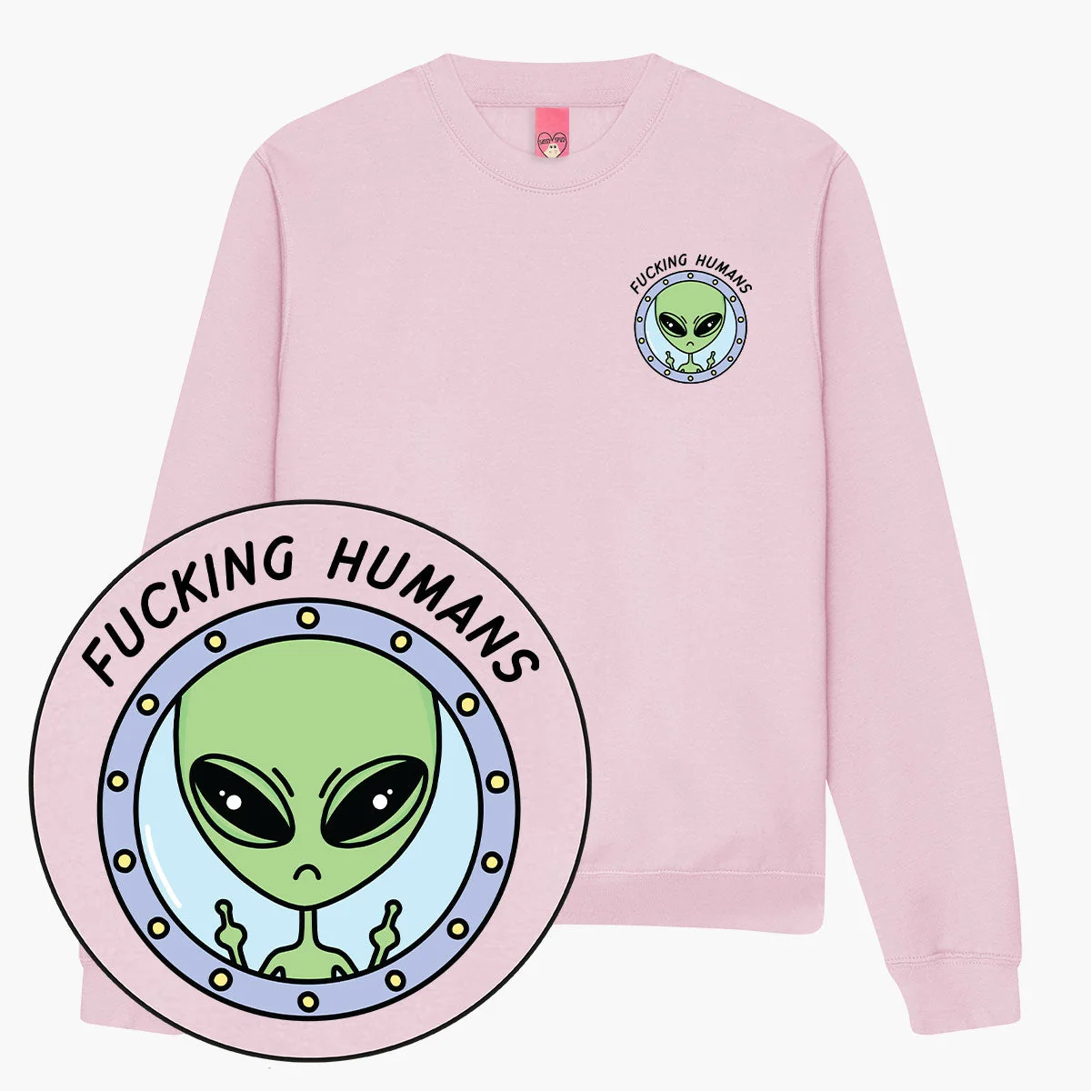 Alien Print Unisex Sweatshirt | Eco-Friendly & Ethically Made