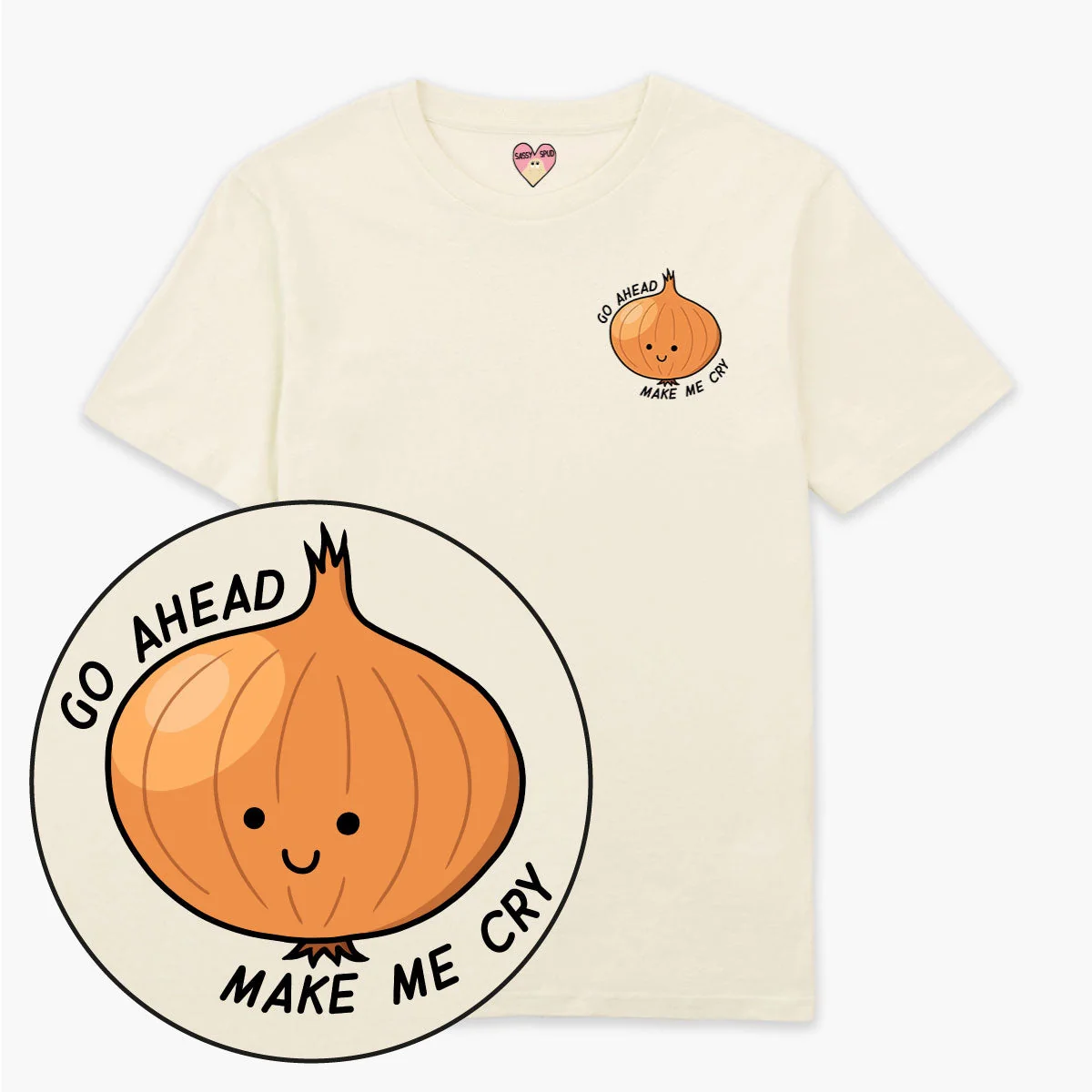 Organic Cotton Sassy Spud Print T-Shirt