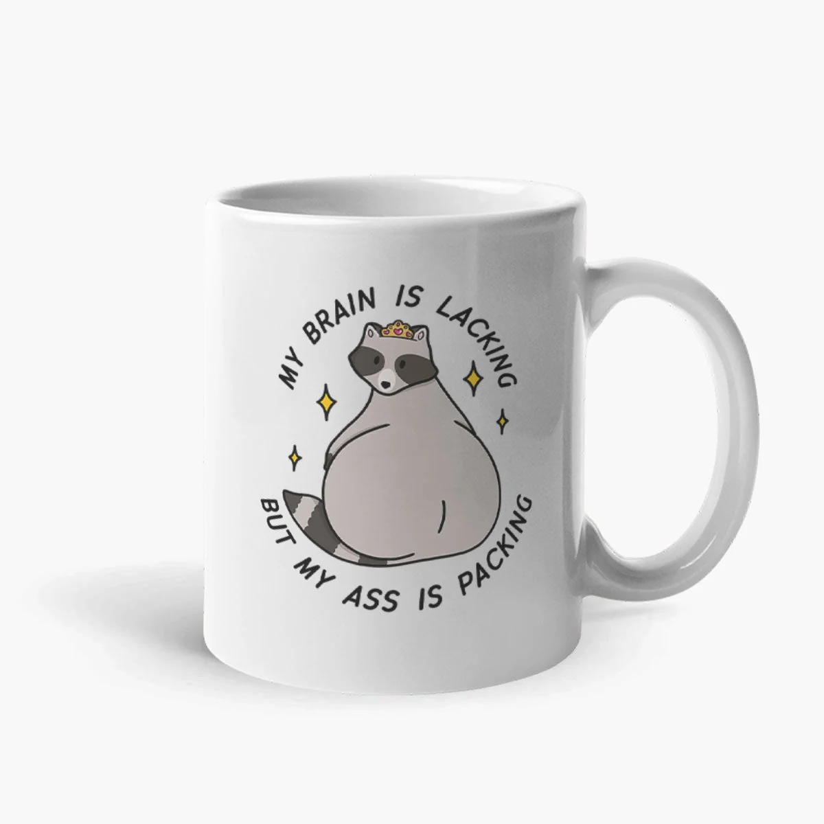 Sassy Spud Funny Coffee Mug - White 11oz Ceramic