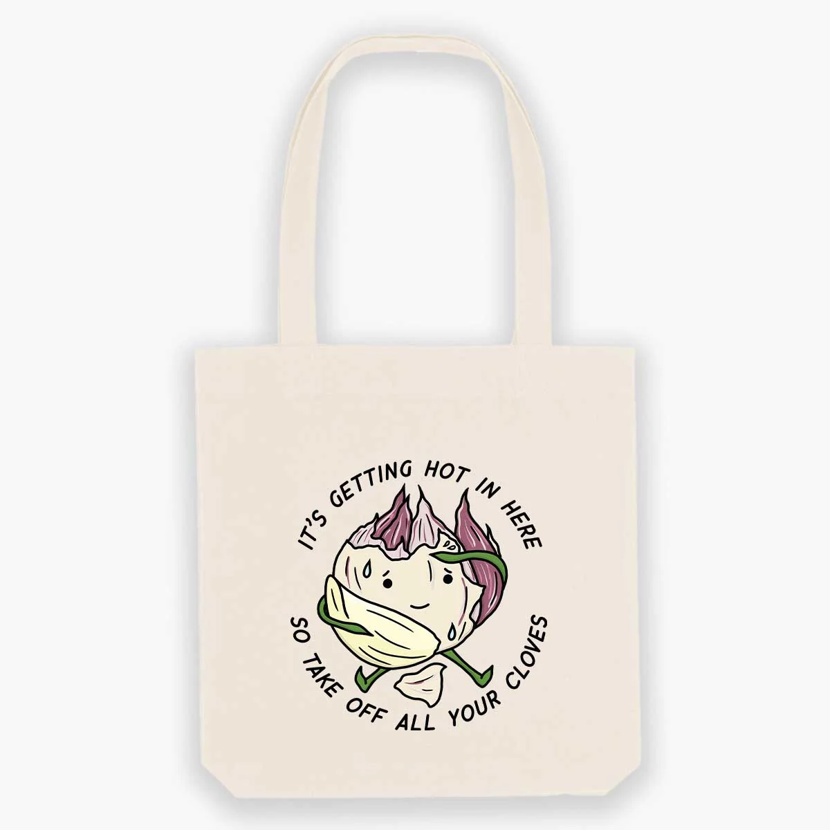 Sassy Organic Cotton Tote Bag with Reinforced Stitching