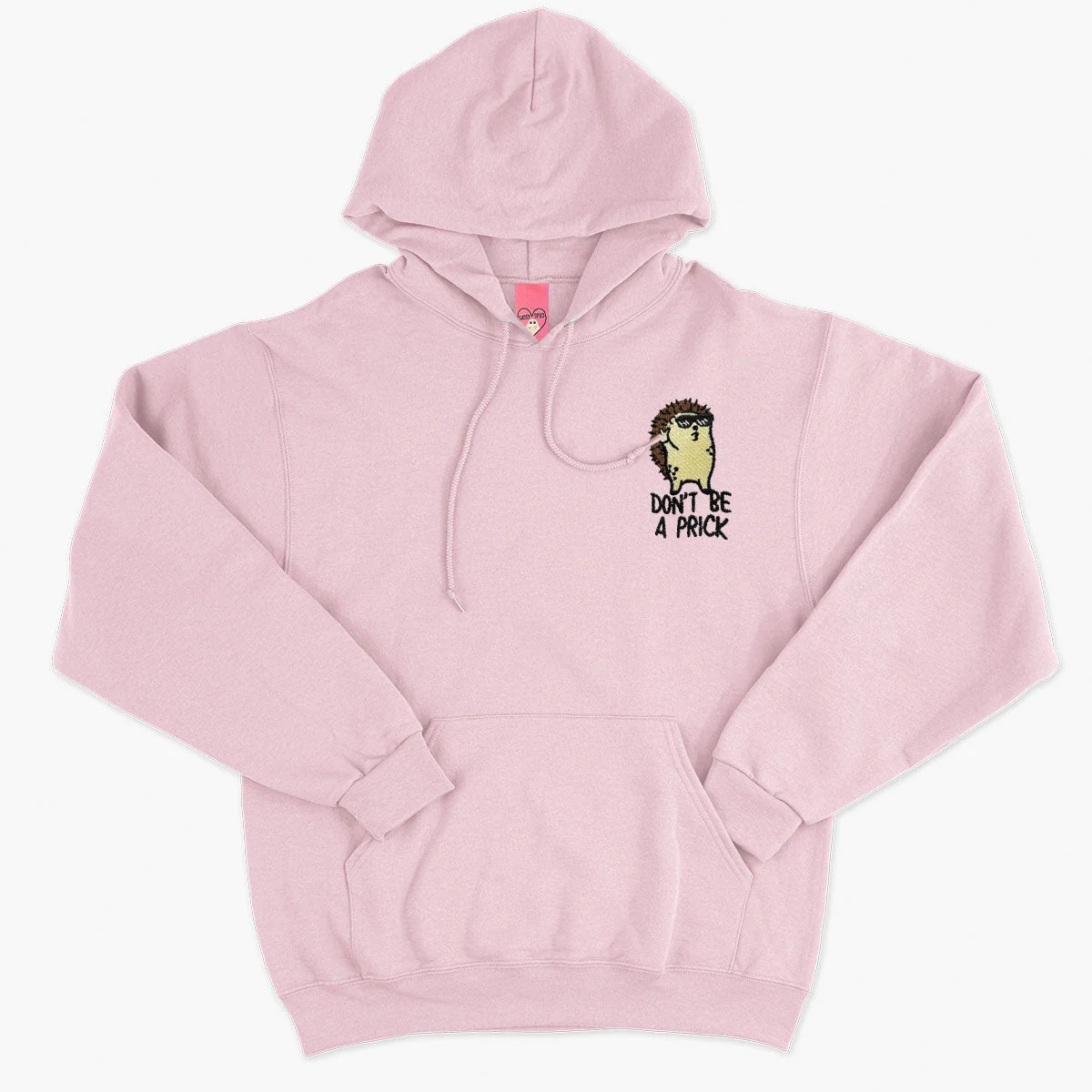 Embroidered Hedgehog Unisex Hoodie - Premium Cotton