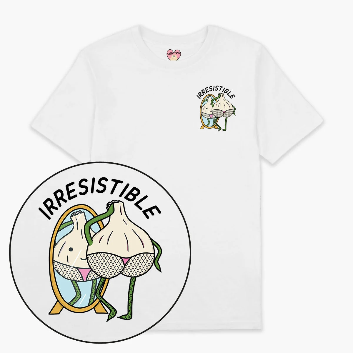 Organic Cotton Unisex Printed T-Shirt | Sassy Spud Design