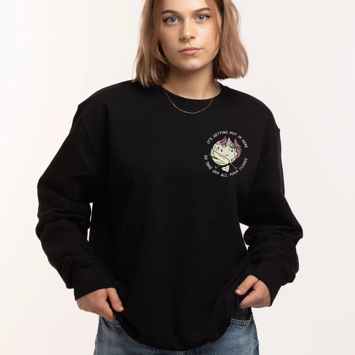 Cosy Fleece Sweatshirt | Unisex Printed JH030