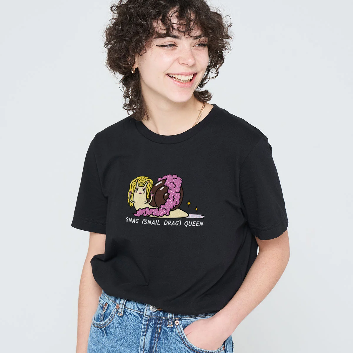 Organic Cotton Snag Queen T-Shirt - Unisex Fit