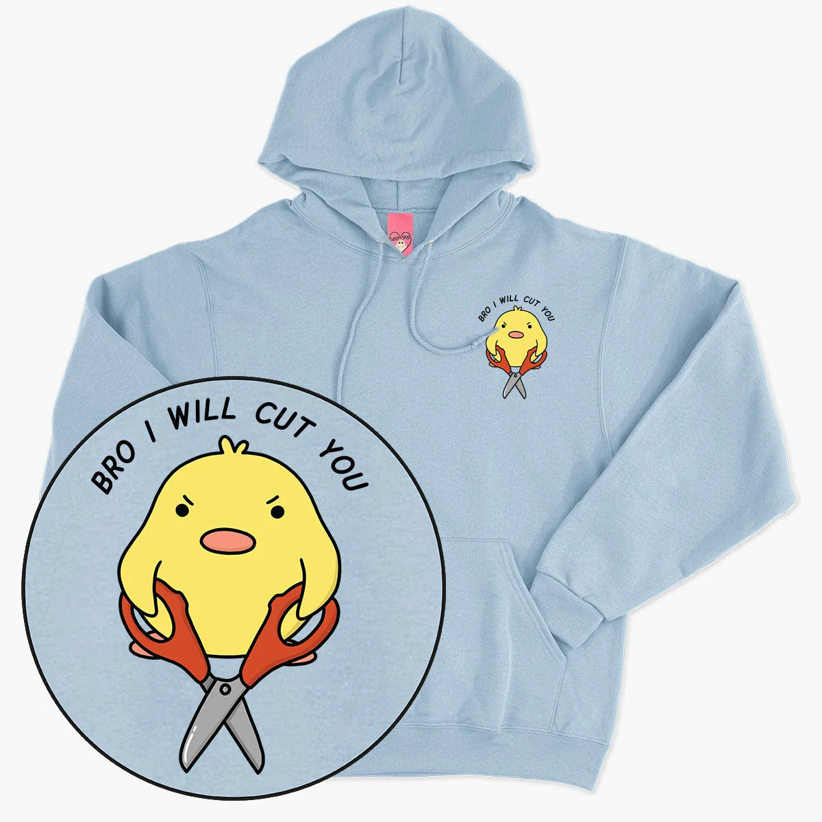Cozy Printed Hoodie - Unisex Premium Cotton Sweatshirt
