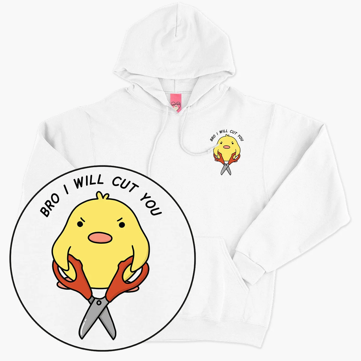 Cozy Printed Hoodie - Unisex Premium Cotton Sweatshirt