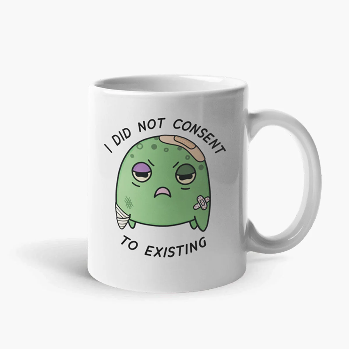 Sassy Spud Existential Crisis White Ceramic Coffee Mug 11oz