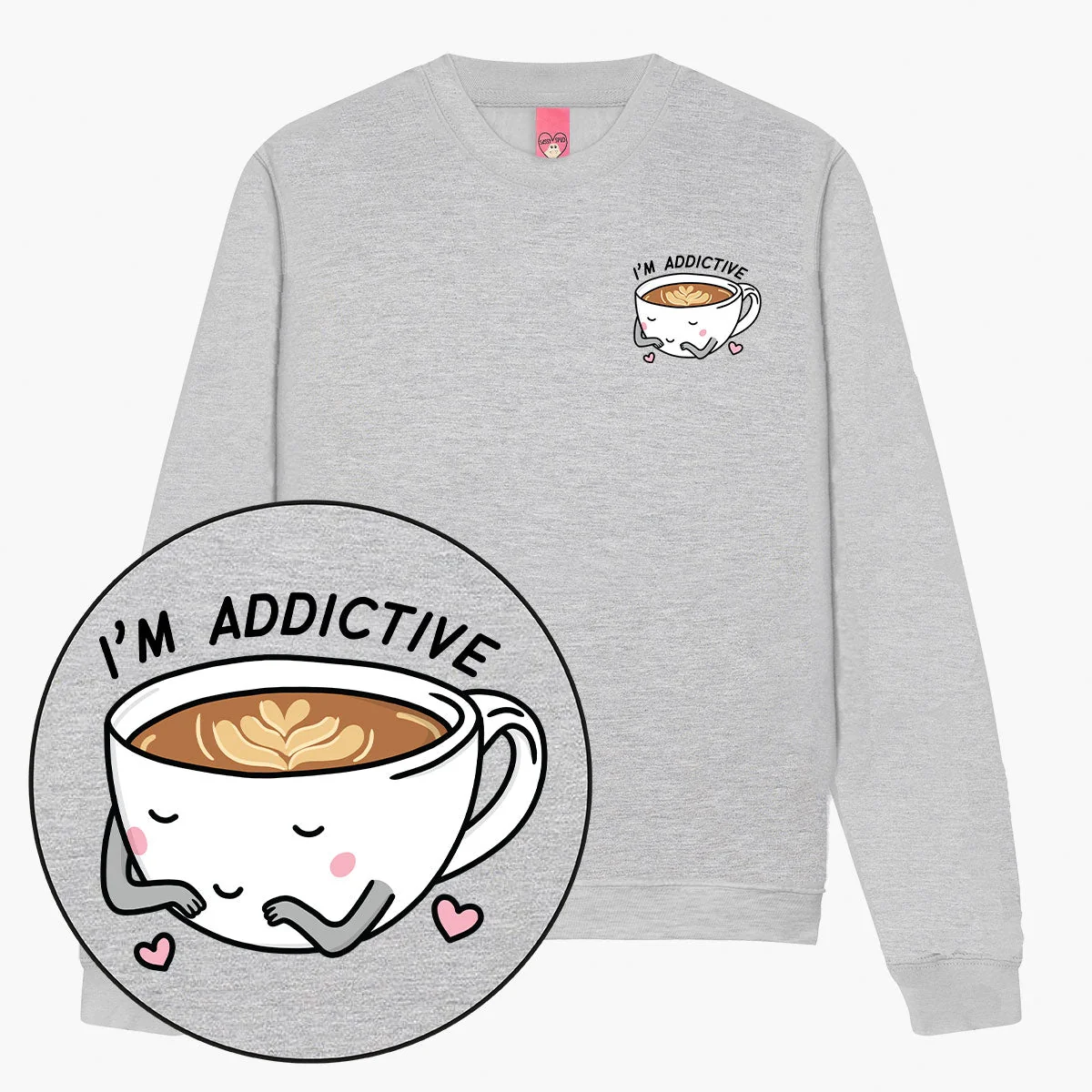 Cosy Coffee Lover Sweatshirt - Eco-Friendly Unisex JH030 Printed Top