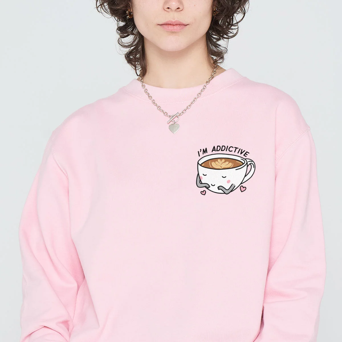 Cosy Coffee Lover Sweatshirt - Eco-Friendly Unisex JH030 Printed Top