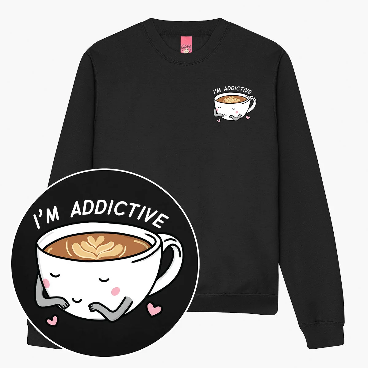 Cosy Coffee Lover Sweatshirt - Eco-Friendly Unisex JH030 Printed Top