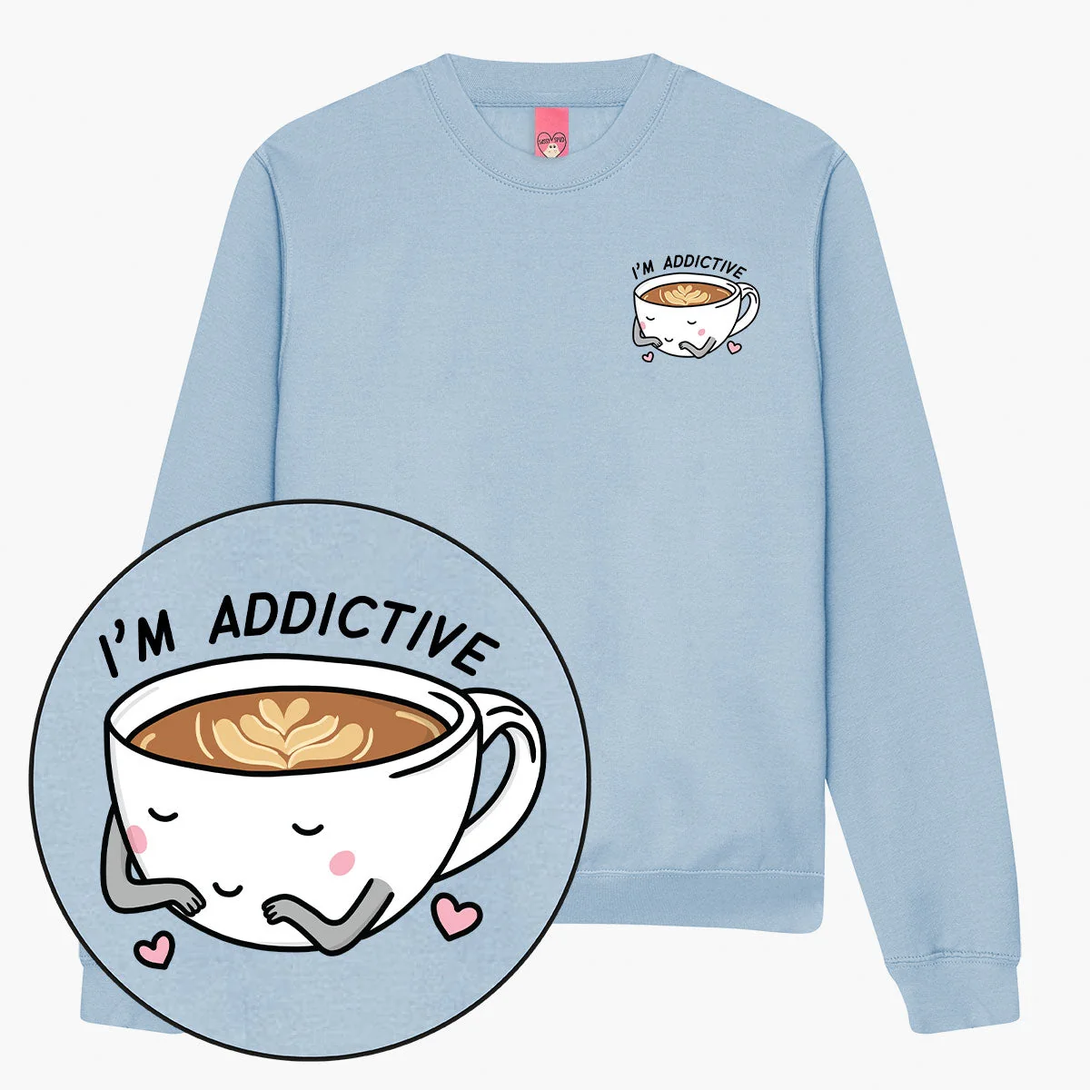 Cosy Coffee Lover Sweatshirt - Eco-Friendly Unisex JH030 Printed Top