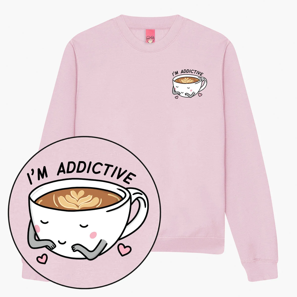 Cosy Coffee Lover Sweatshirt - Eco-Friendly Unisex JH030 Printed Top