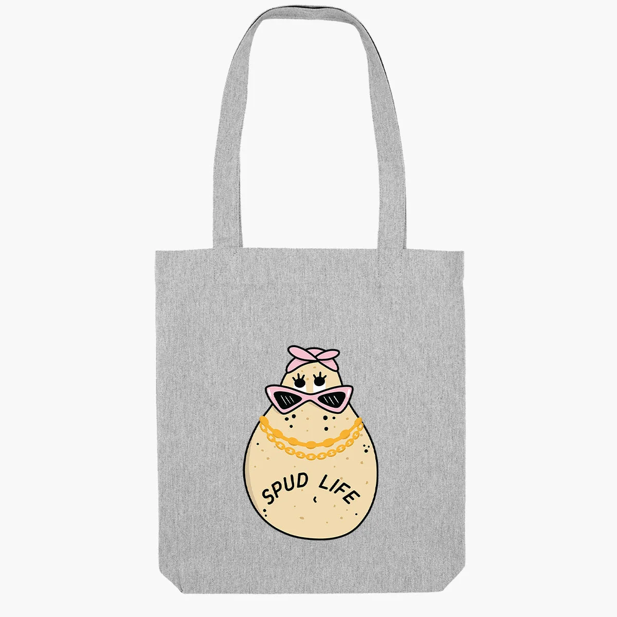 Durable Organic Cotton Tote Bag - Sassy Style