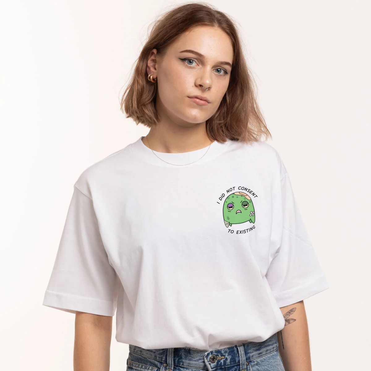 Organic Cotton Unisex Graphic Tee - Unique Sassy Spud Design